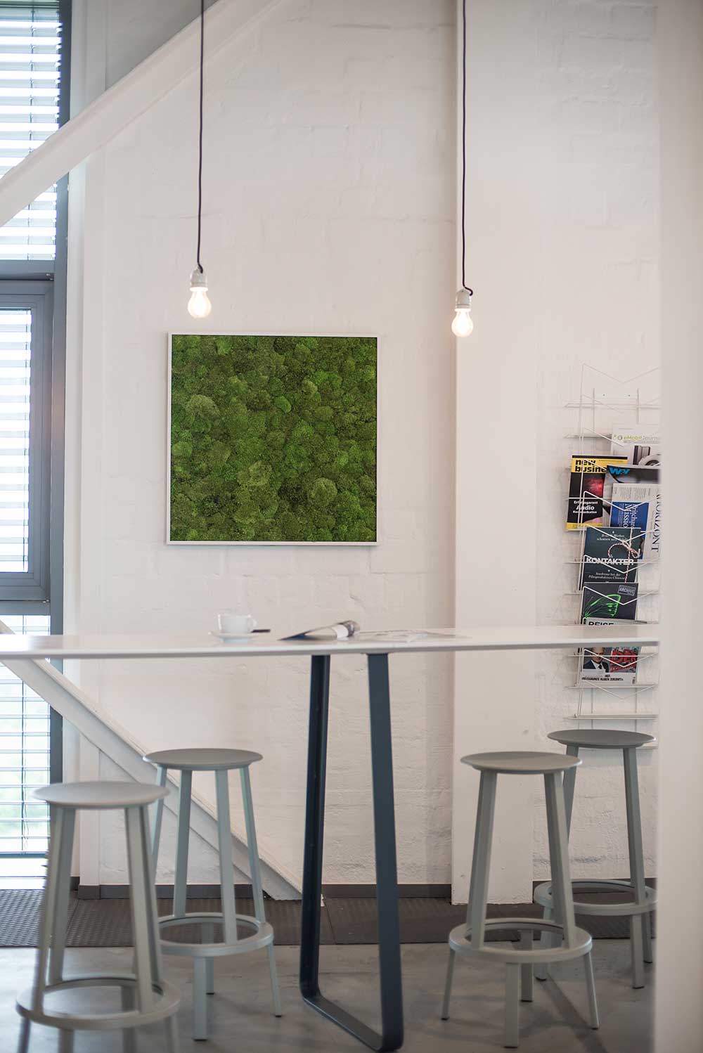 Green Square Moss Art (55cm) - Image 4