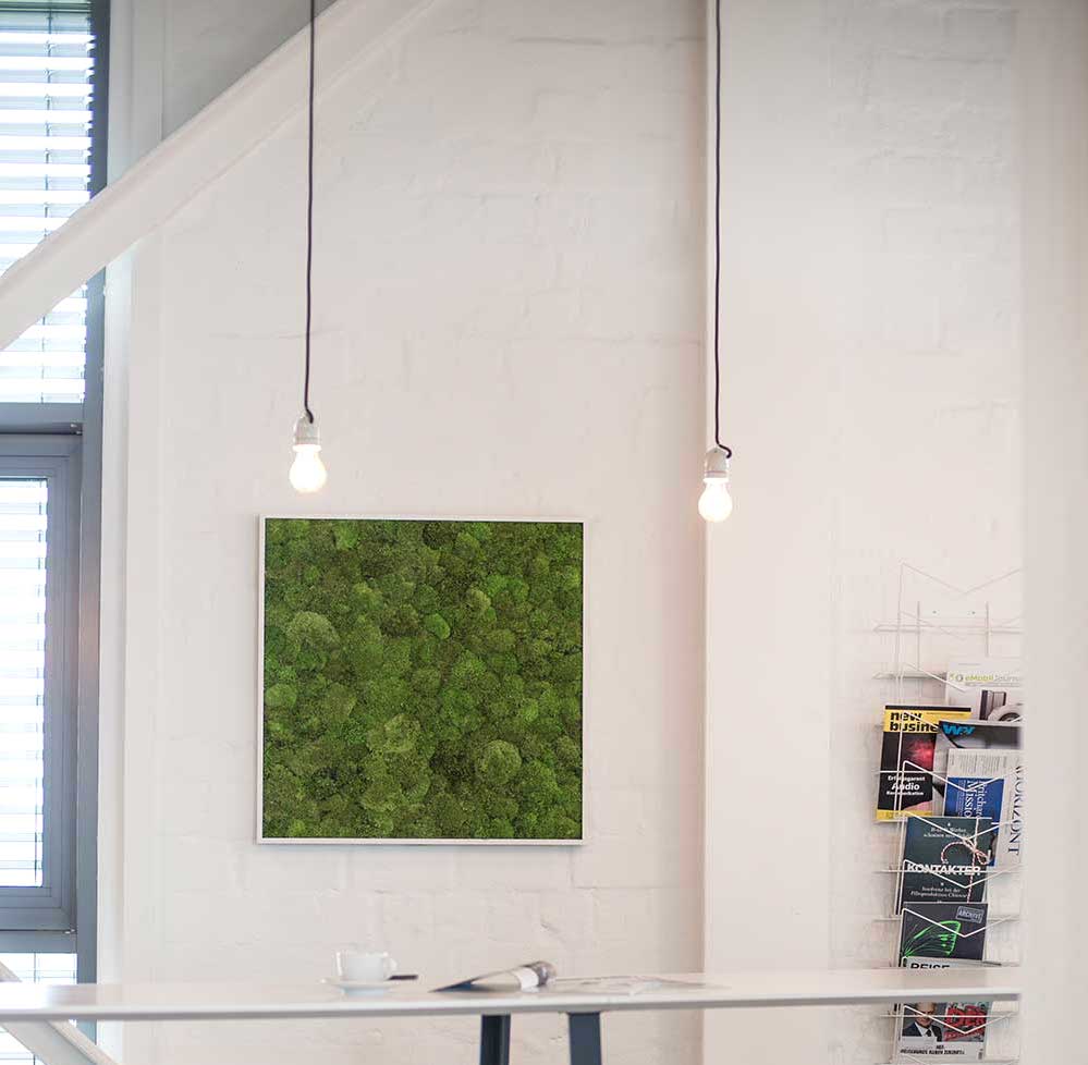 Green Square Moss Art (55cm) - Image 8
