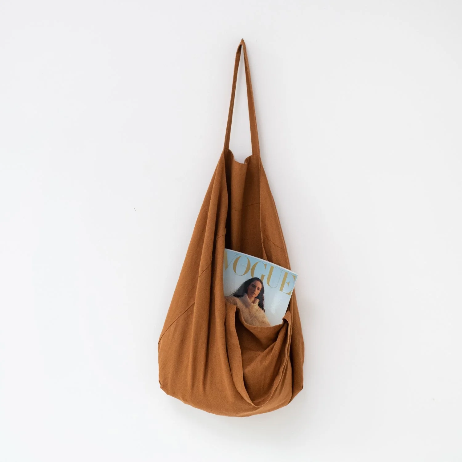 Hazelnut Large Linen Bag - Image 2