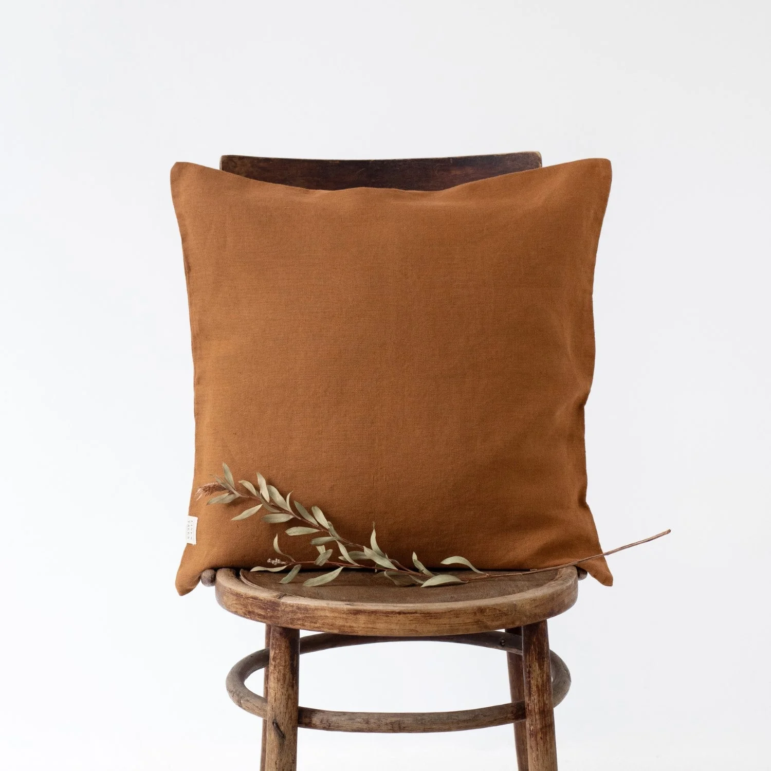 Hazelnut Linen Cushion Cover - Image 2
