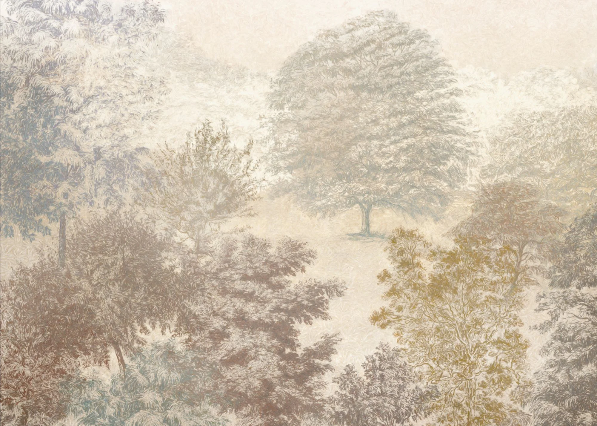 Herbstwald Mural Wallpaper - Image 2