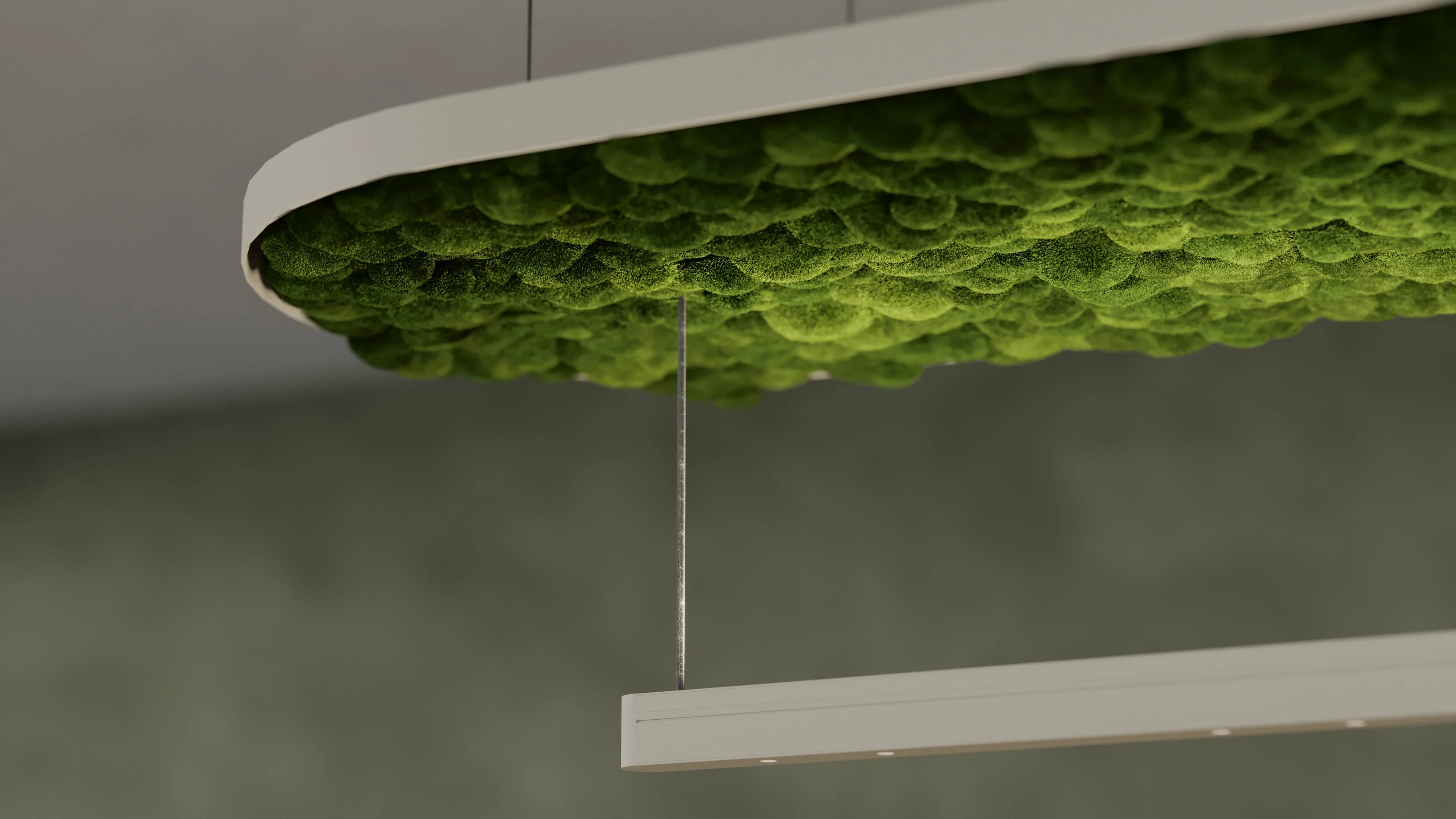 Hoverlight Suspended Luminaire — Ball Moss - Image 3