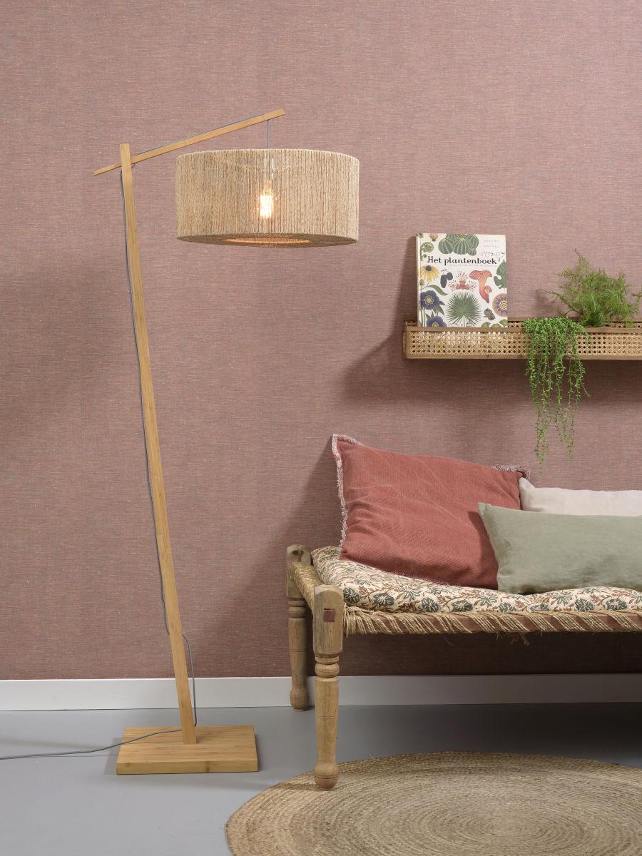 Iguazu Columnar Jute Floor Light - Image 3