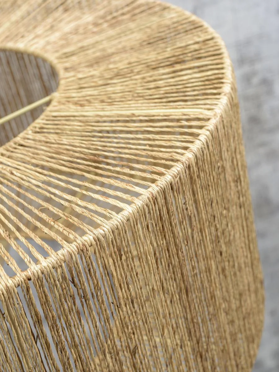 Iguazu Columnar Jute Floor Light - Image 5