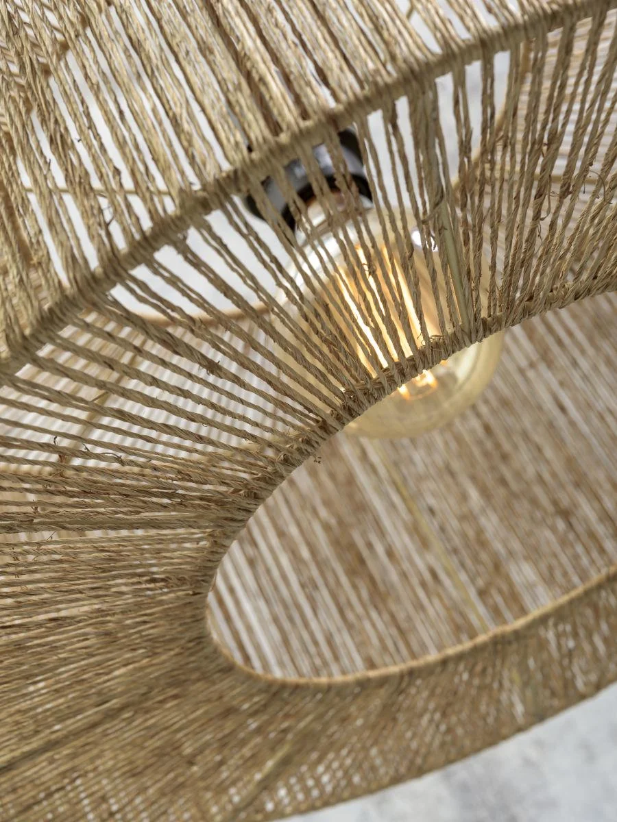 Iguazu Columnar Jute Floor Light - Image 6