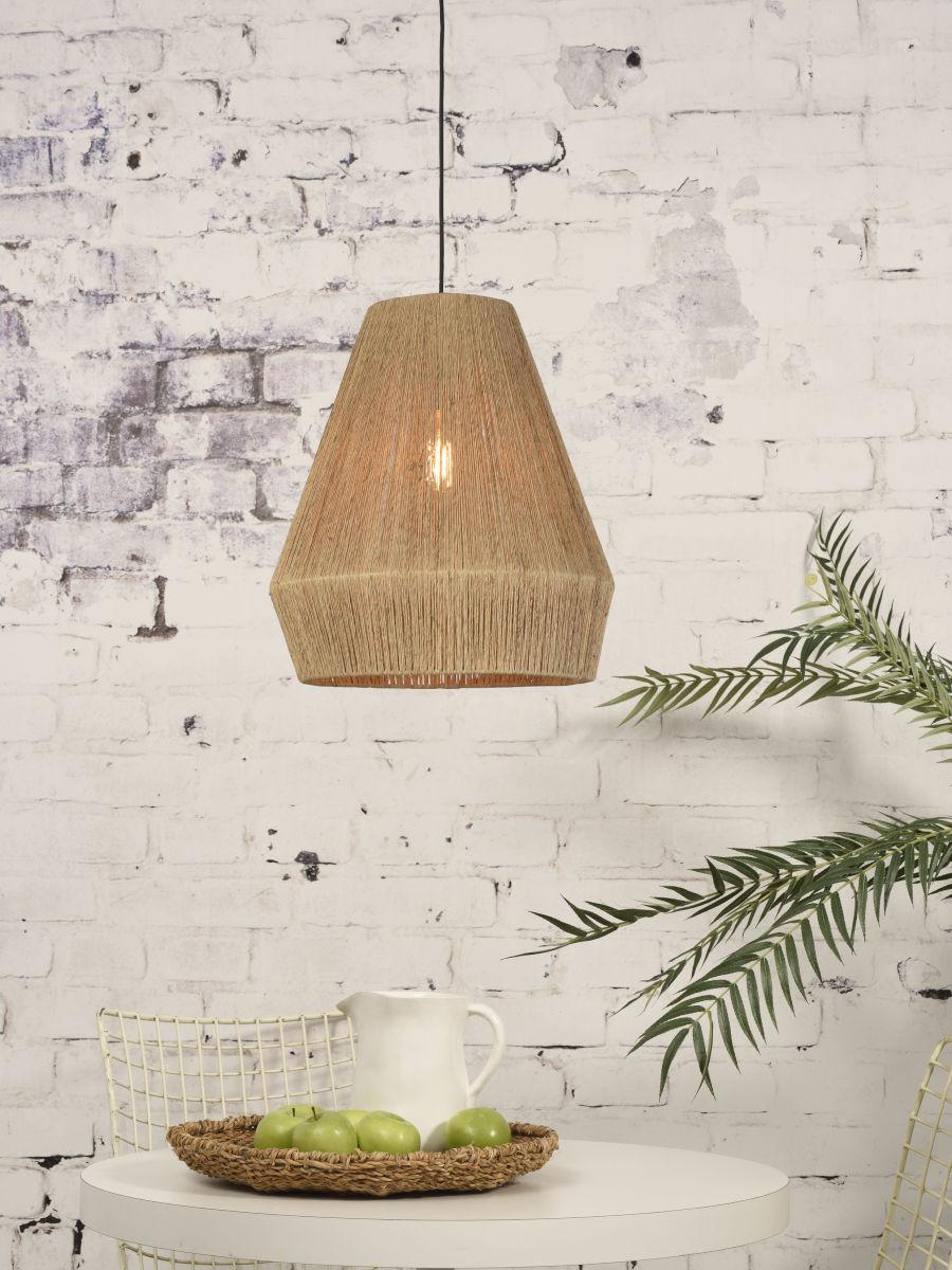 Iguazu Pyramid Jute Pendant Light - Image 15