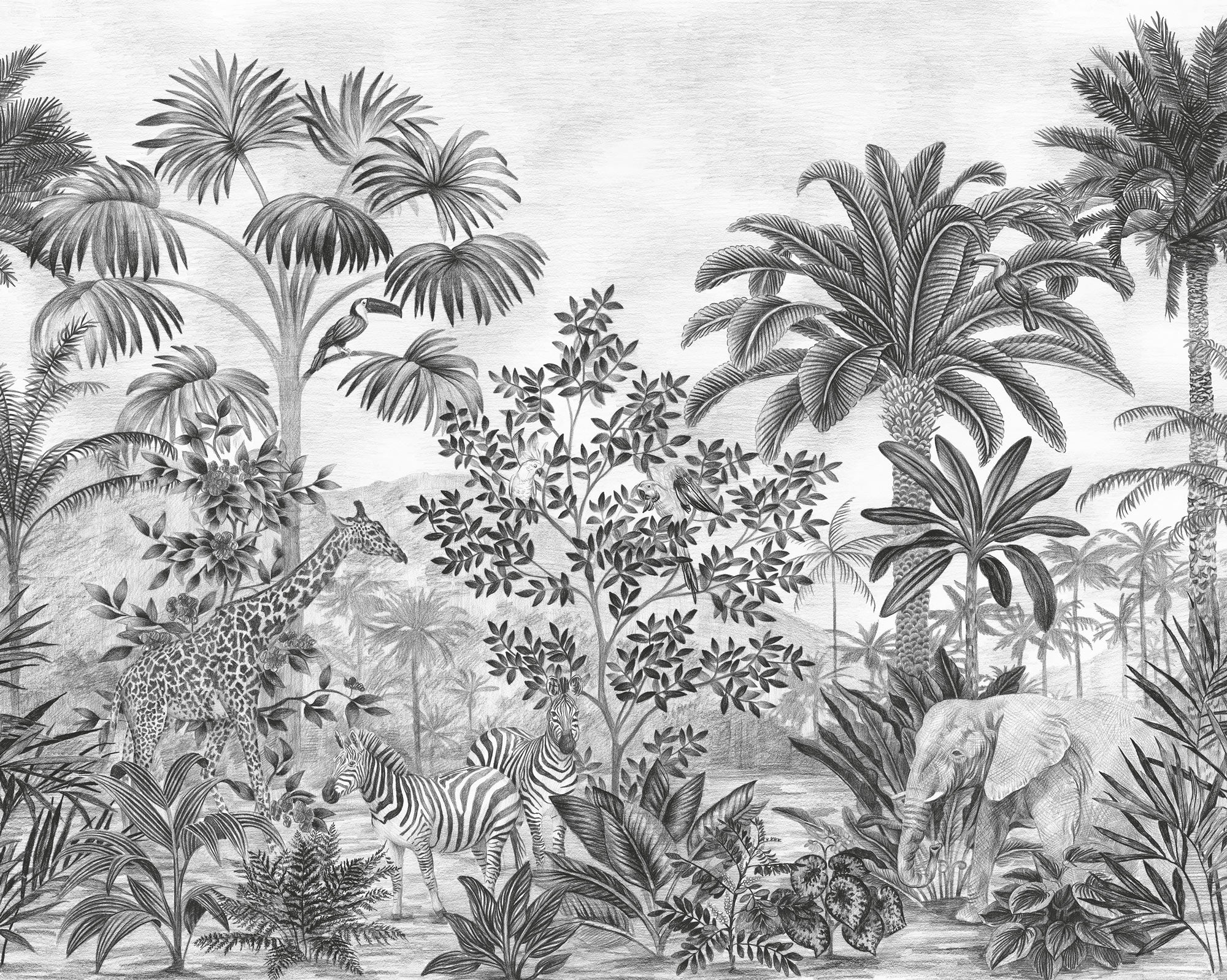 Jungle Evolution Mural Wallpaper - Image 2