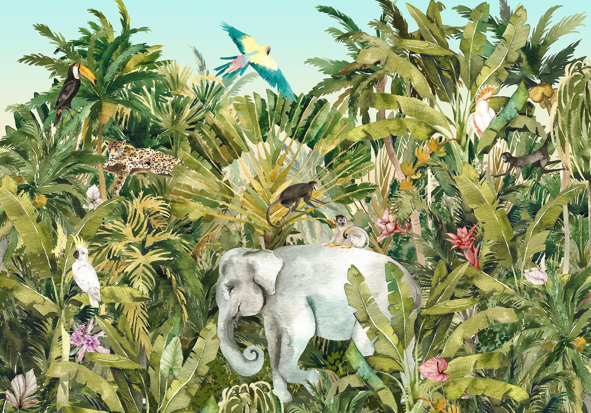 Jungle Expedition Mural Wallpaper - Image 2