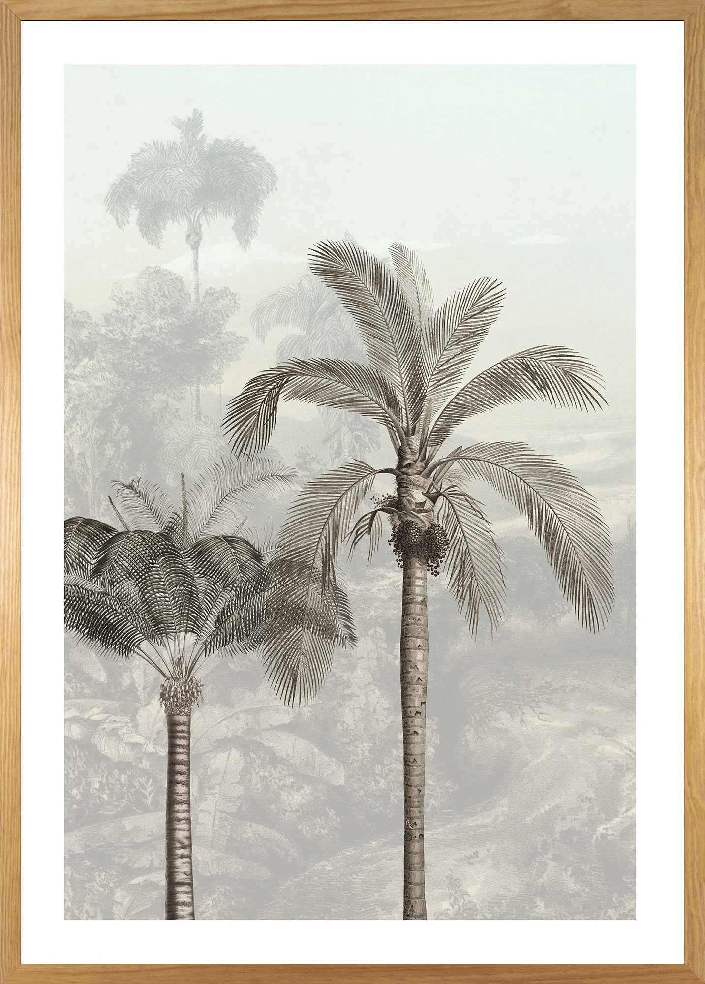 Jungle Panorama Art Poster