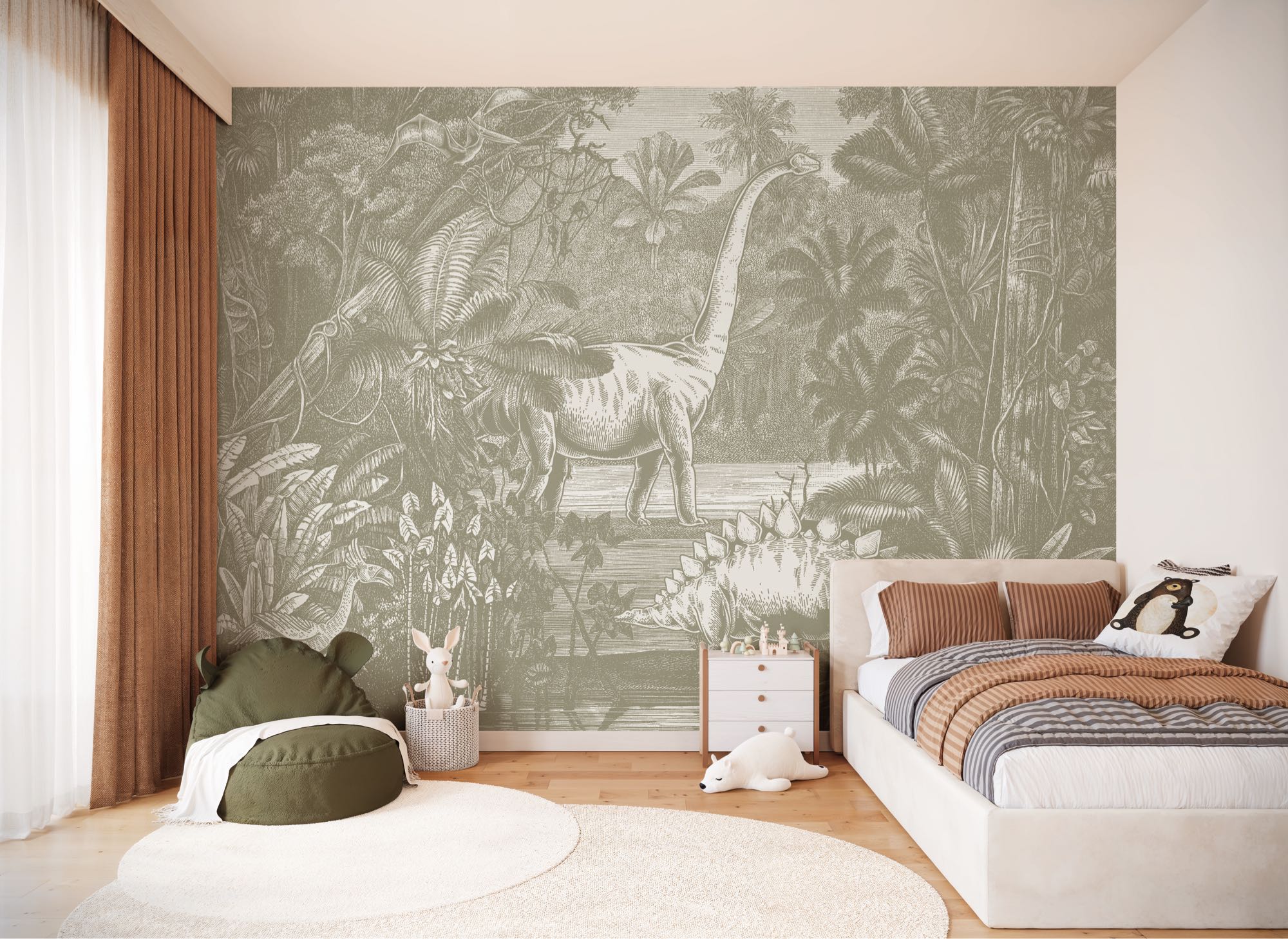 Jurassic Kingdom Mural Wallpaper