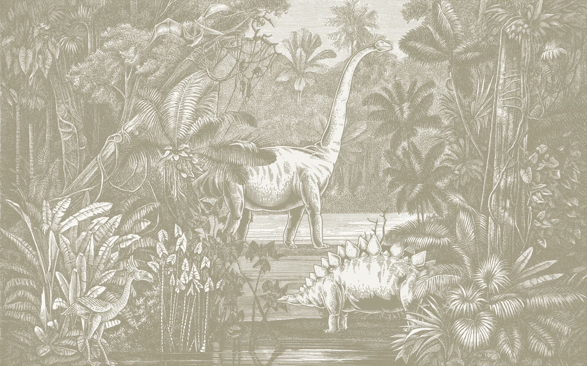 Jurassic Kingdom Mural Wallpaper - Image 2