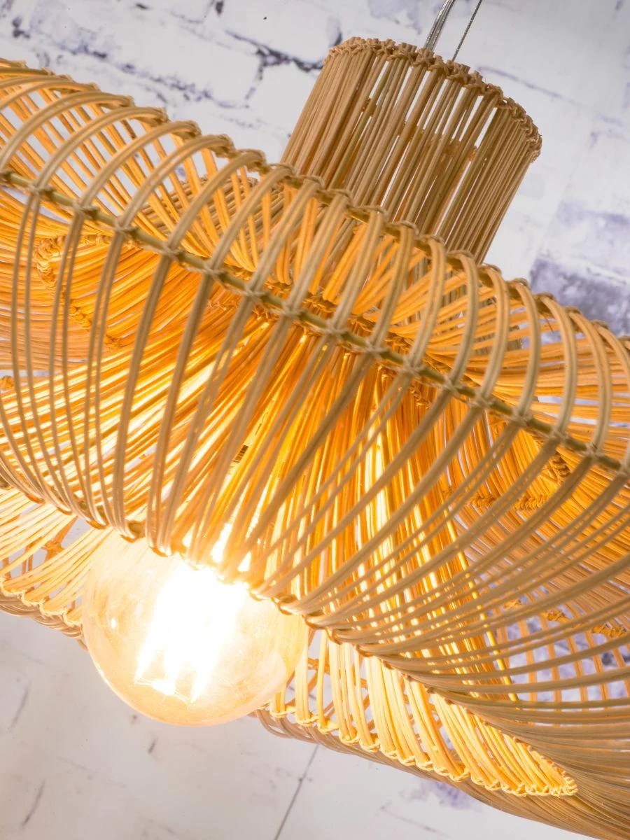 Kalahari Bamboo Double Pendant Light - Image 4