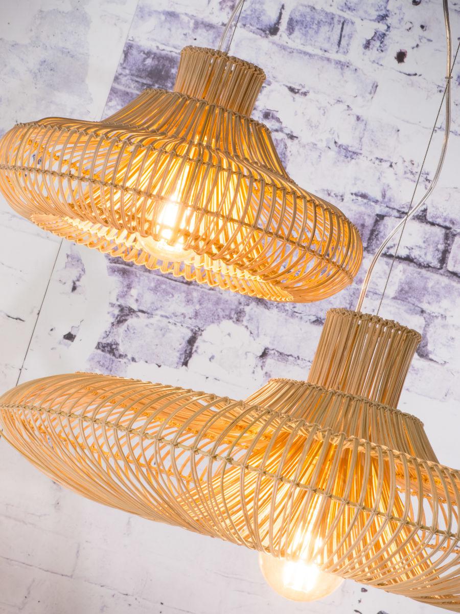 Kalahari Bamboo Double Pendant Light - Image 7