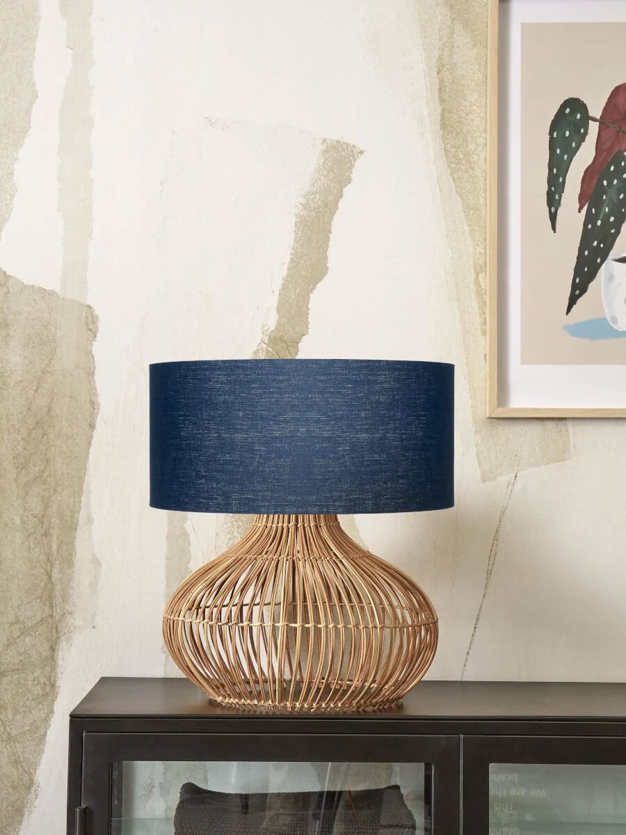 Kalahari Rattan Linen Table Lamp - Image 18