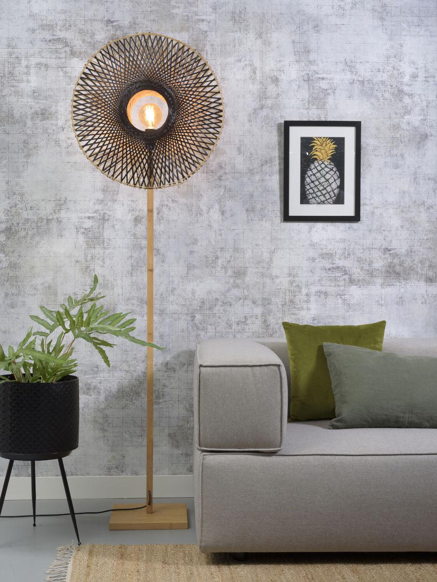 Kalimantan Sun Bamboo Floor Light - Image 17
