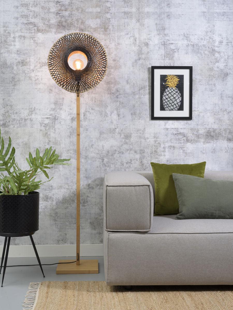 Kalimantan Sun Bamboo Floor Light - Image 22