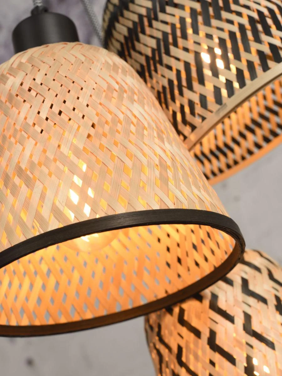 Kalimantan Trio Bamboo Pendant Light - Image 8