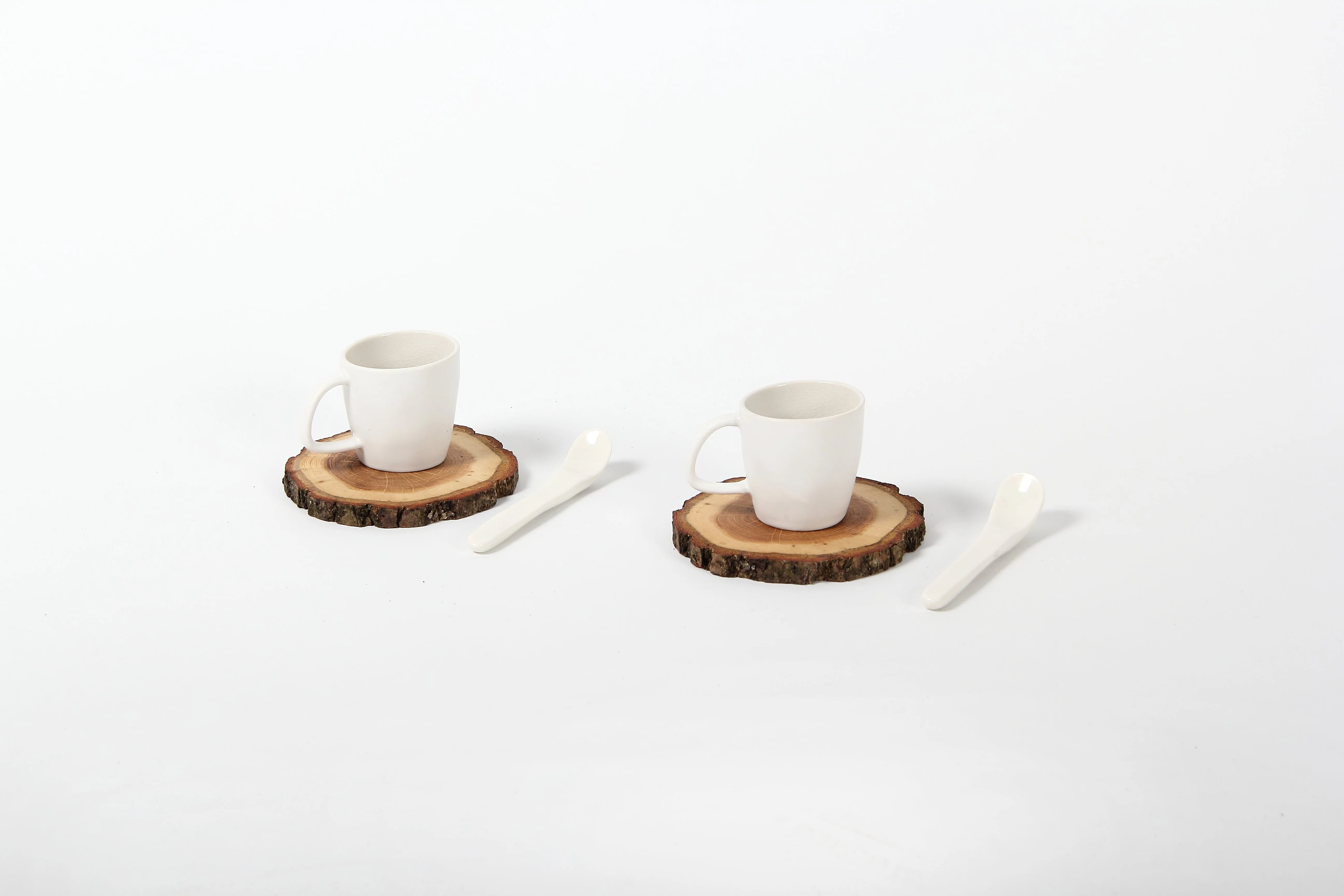 Kavos Oak Slice Coaster & Cup Gift Set - Image 3