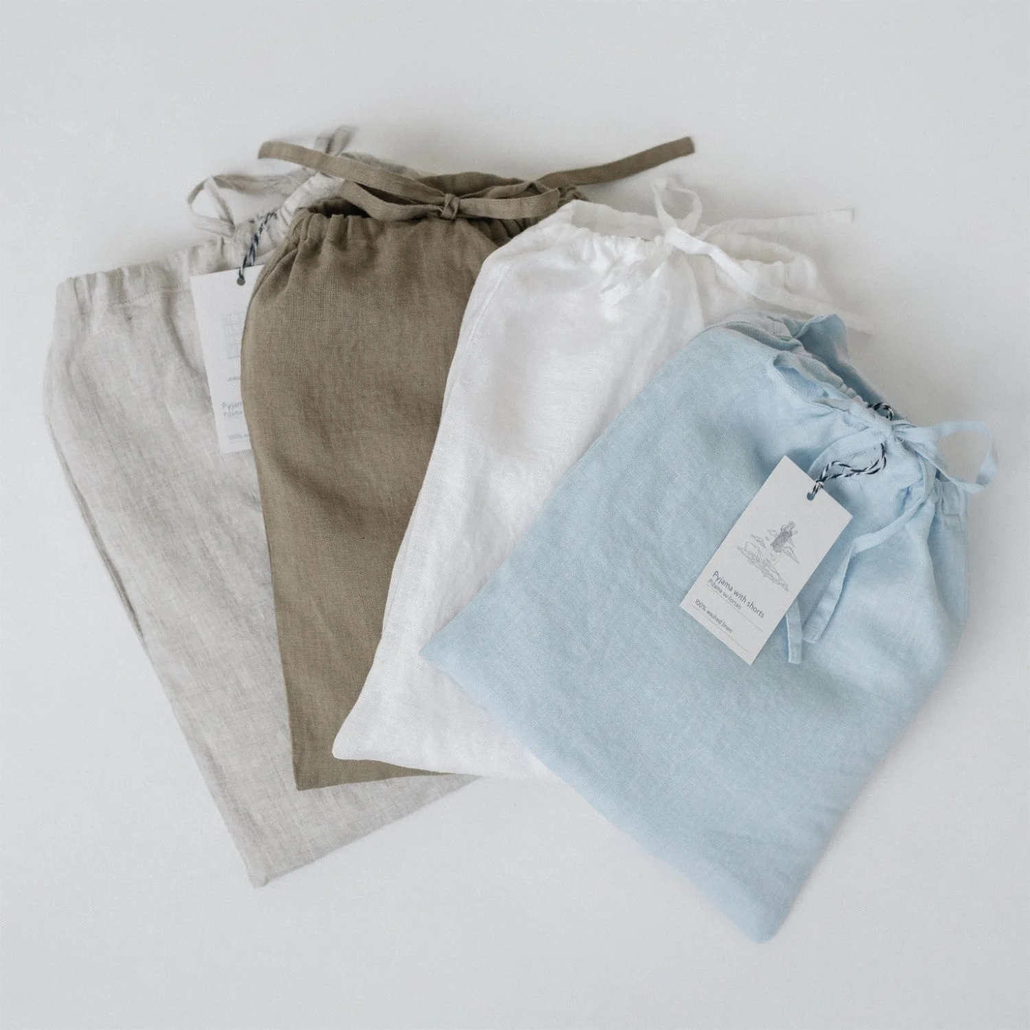 Primrose Khaki Linen Loungewear Set - Image 5