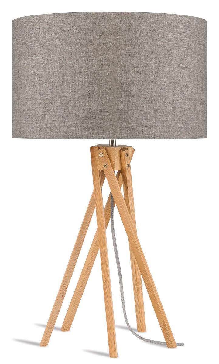 Kilimanjaro Bamboo Linen Table Lamp - Image 15