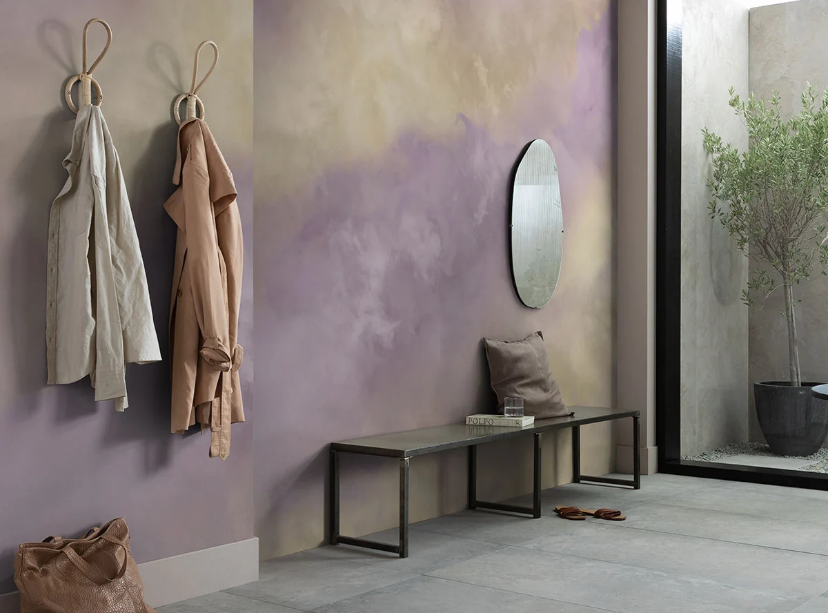 Lavender Clouds Mural Wallpaper - Image 3