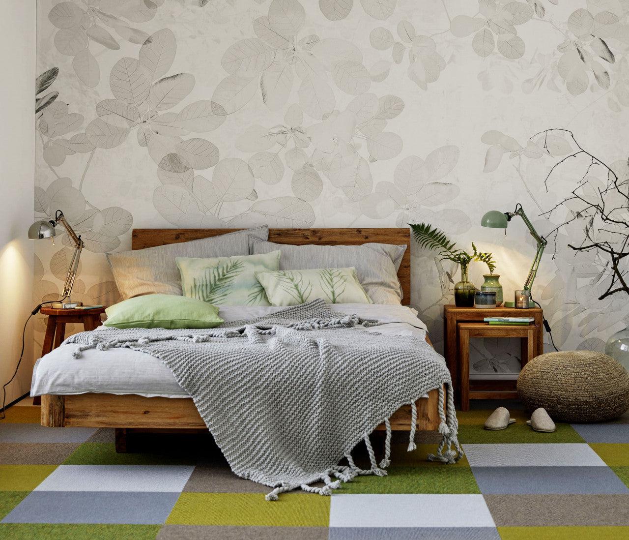 Sheer Grey Mural Wallpaper - Image 4