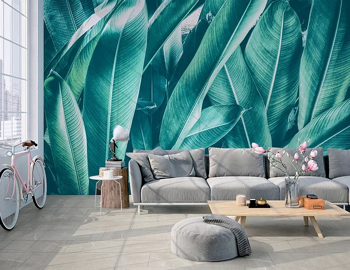 Evening Foliage Mural Wallpaper - Image 5