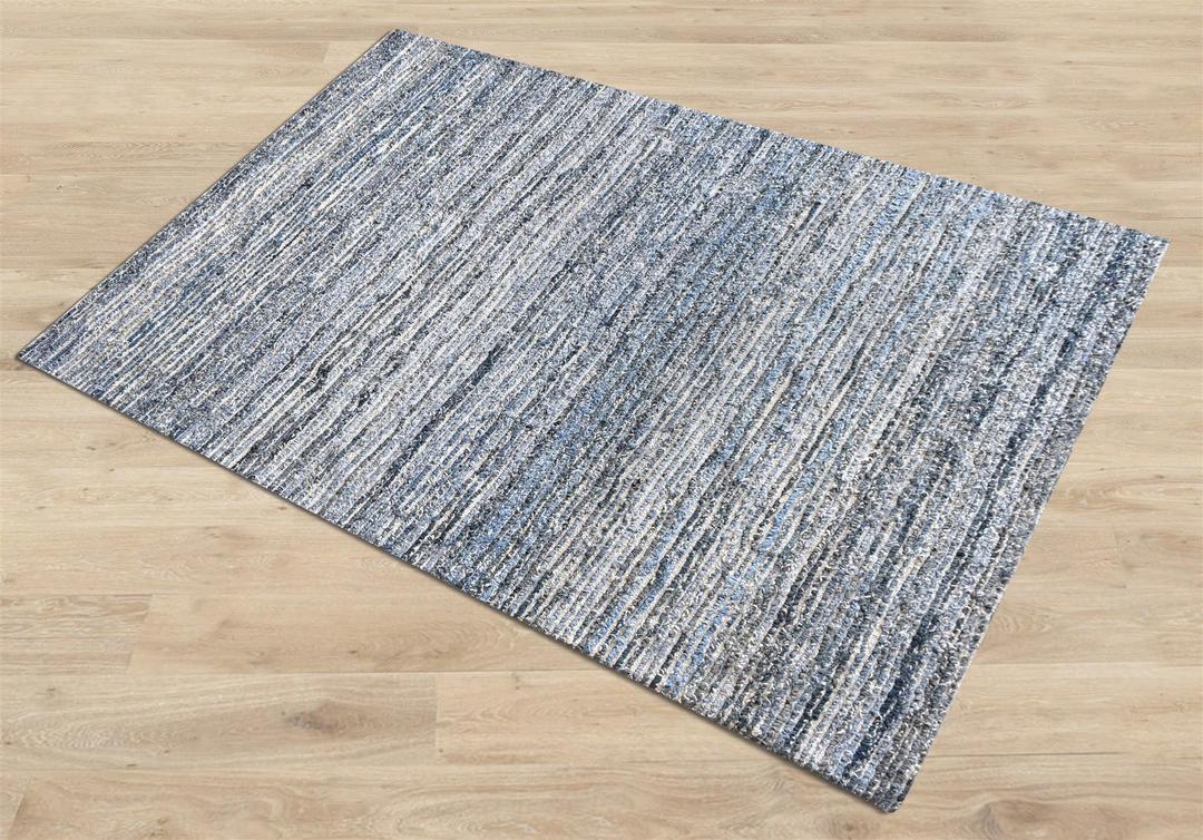 Leopold Recycled Denim & Wool Rug - Image 8