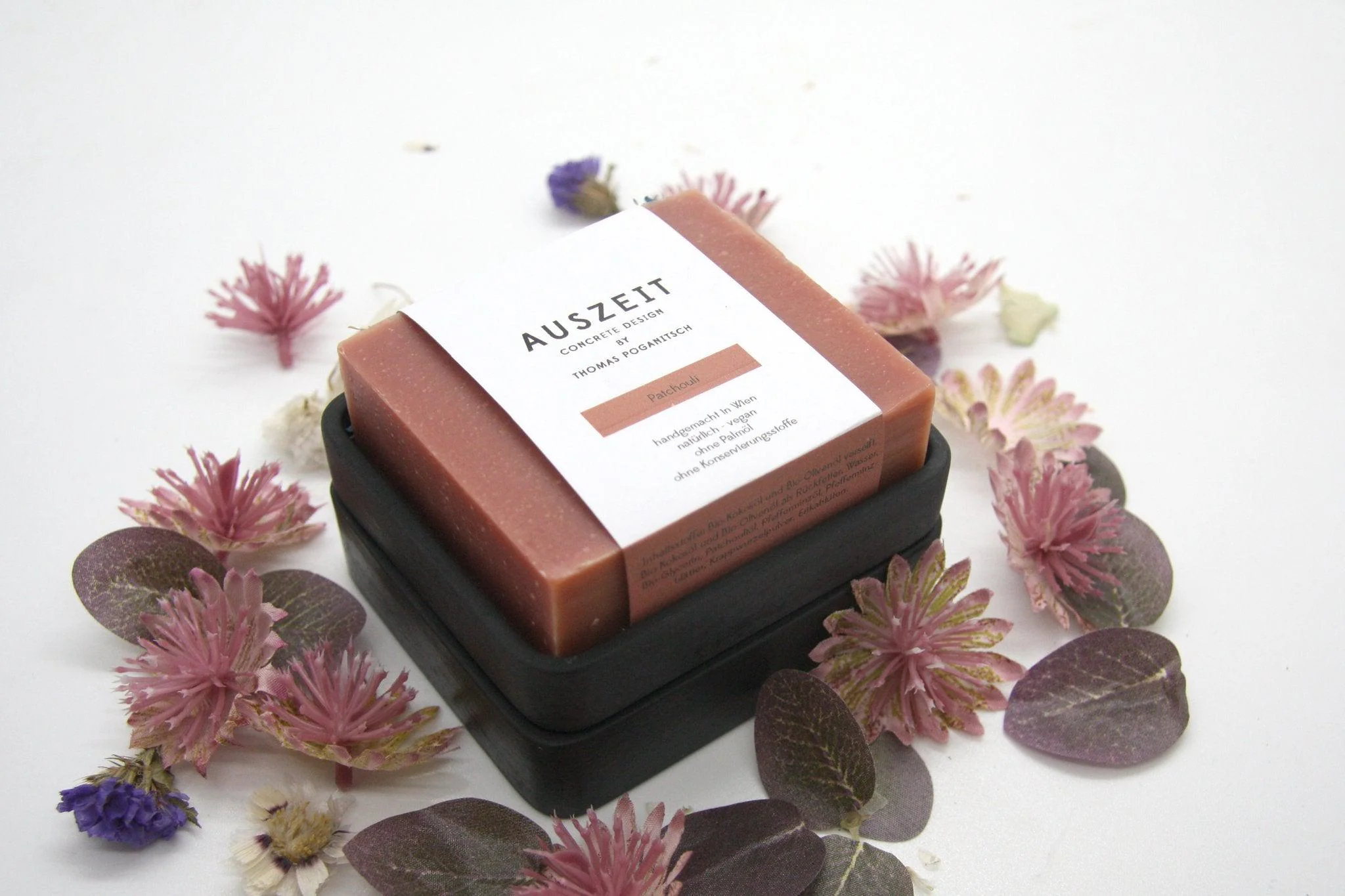 Light Grey Concrete Soap Stand w/ Vegan Soap - Image 17