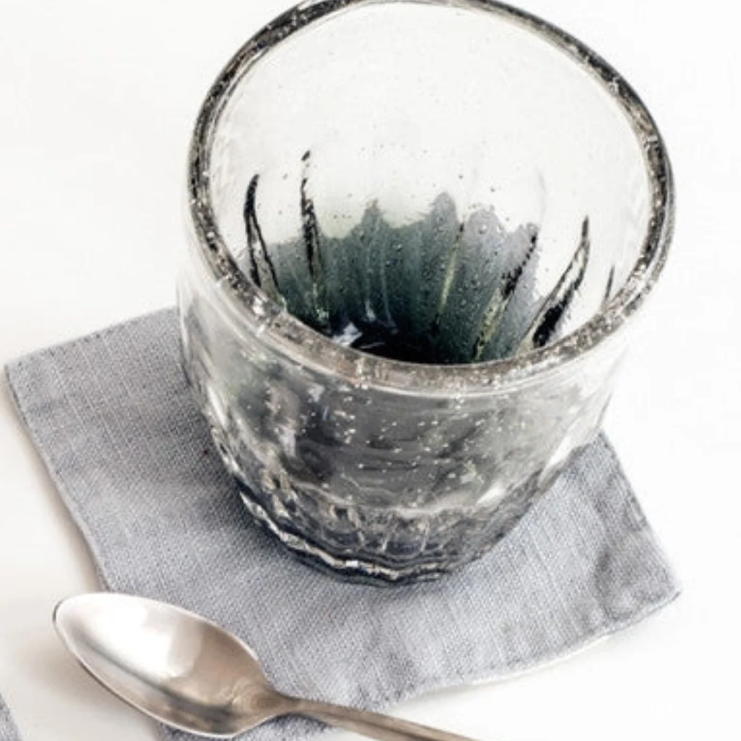 Light Grey Linen Coasters - Image 3
