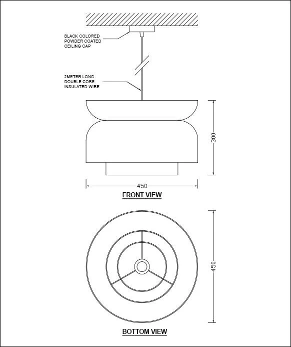 Lotus Bamboo Pendant Lamp - Image 10