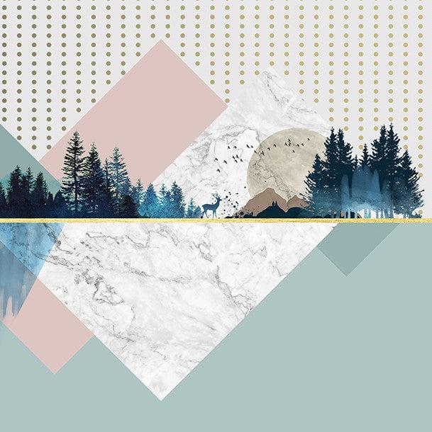 Modern Geometric Mural Wallpaper - Image 4