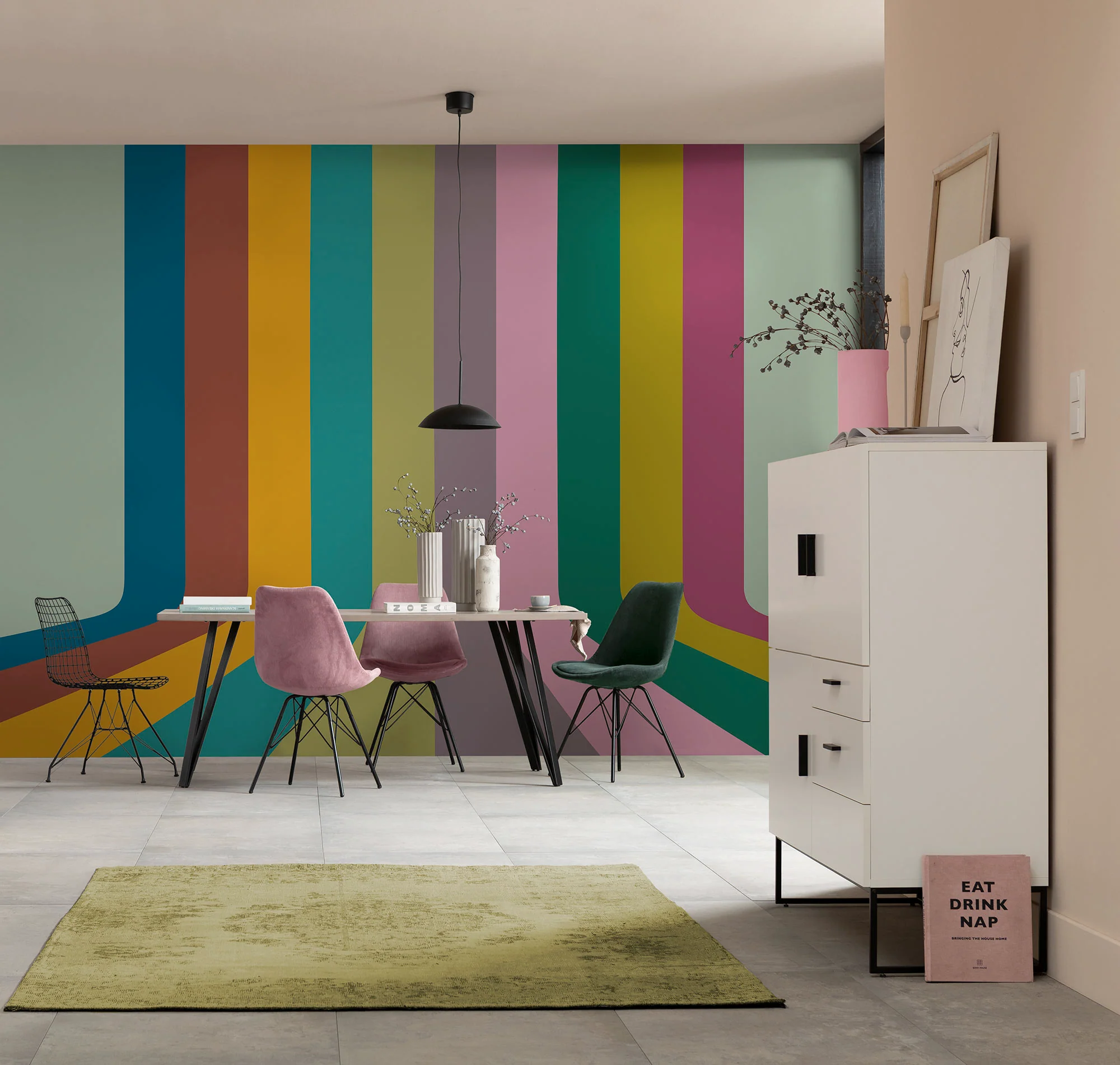 Modern Mural Wallpaper