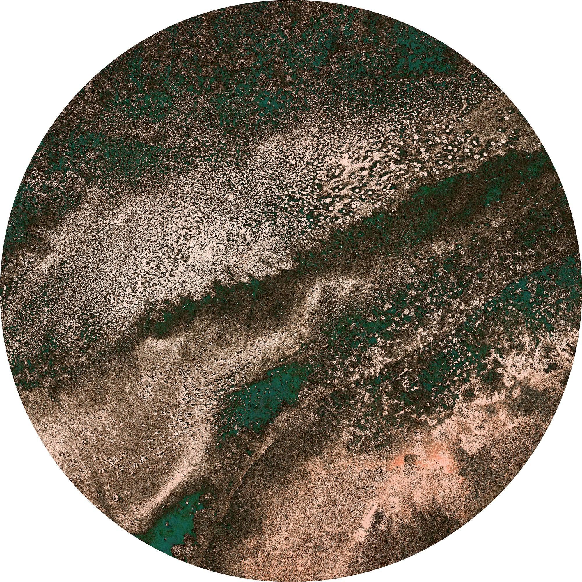 Molten Copper Circle Wallpaper (Self-Adhesive) - Image 3
