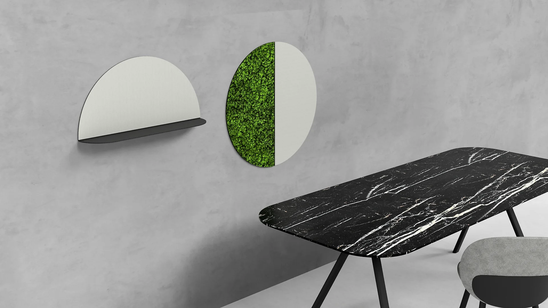 Moony Moss Art & Acoustic Shelf - Image 14