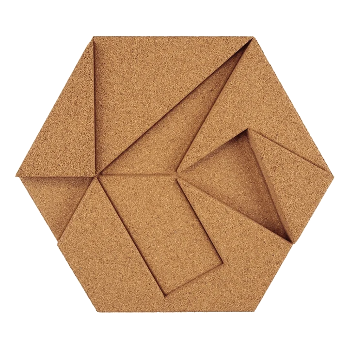 Cork Hexagons Moss Wall Art (Set of 25 Moss Panel) - Image 10