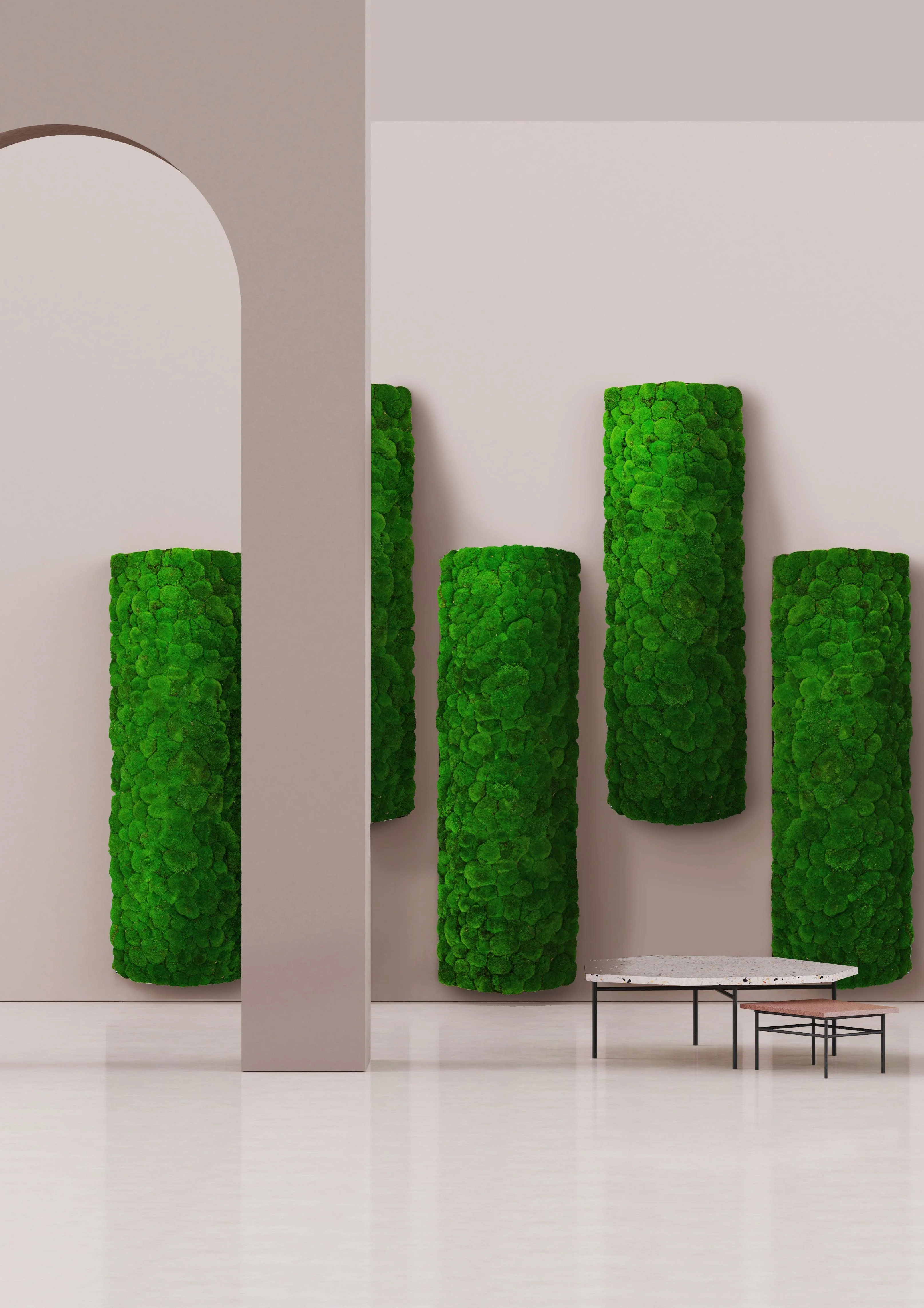 Wall Pillars Plant & Moss Wall Art - Image 5