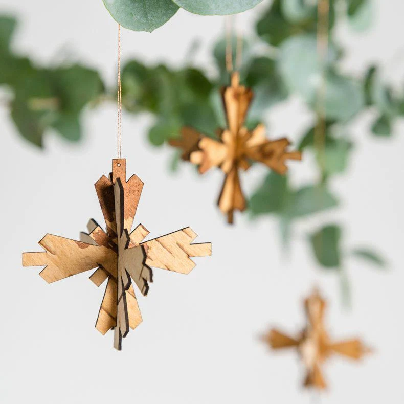 Birch Bark Tree Decorations - Image 3