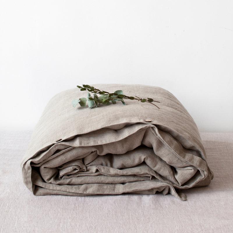 Natural Linen Duvet Cover - Image 2