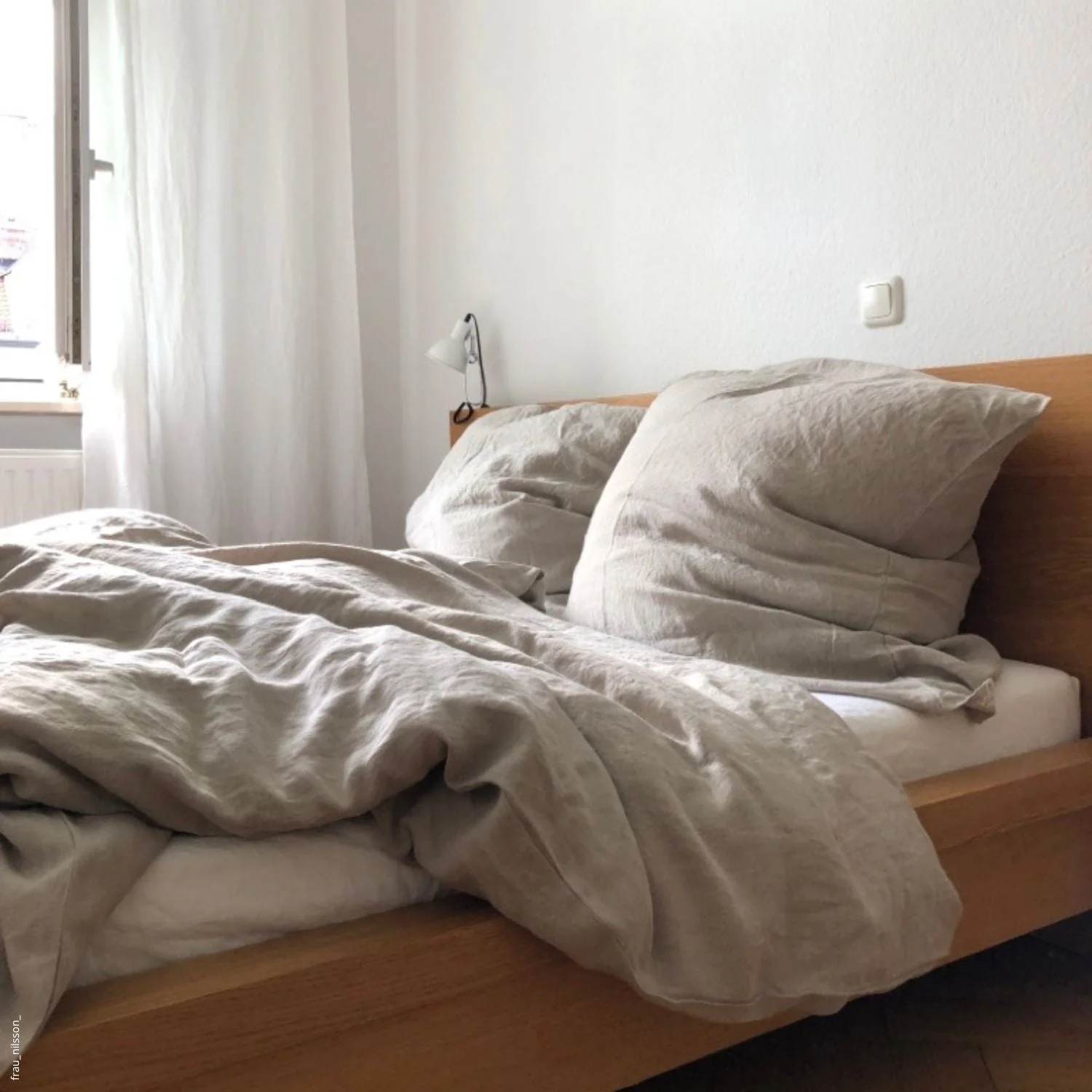 Natural Linen Duvet Cover - Image 4