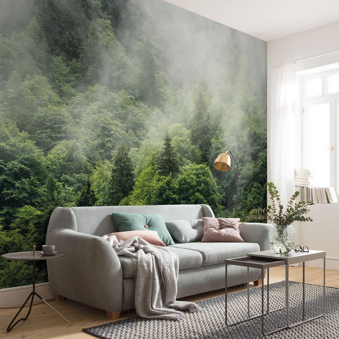 Nebbia Forest Mural Wallpaper - Image 3