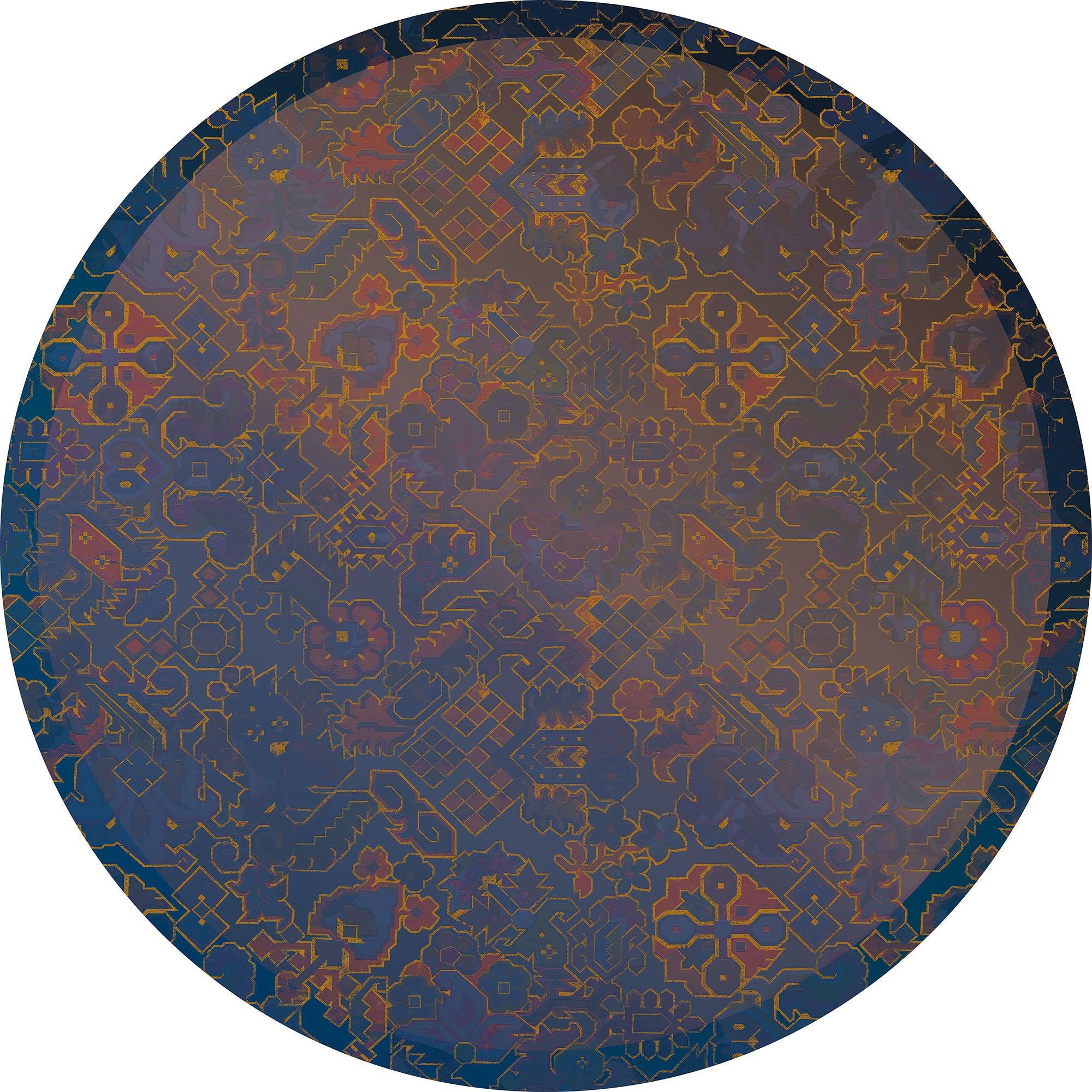 Ornament Intense Circle Wallpaper (Self-Adhesive) - Image 3