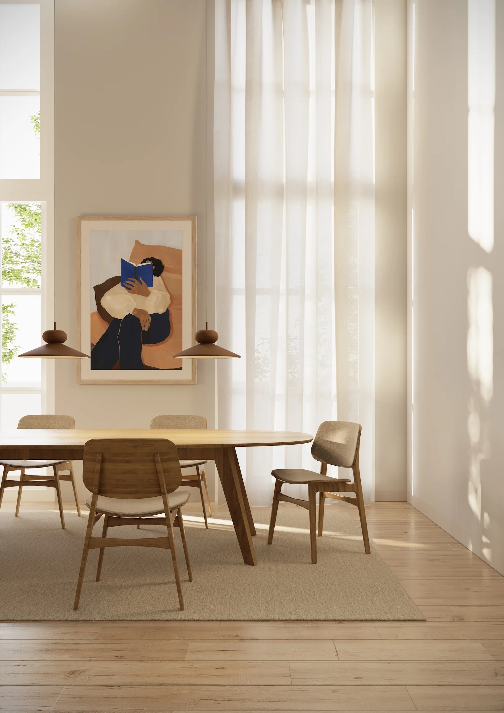 Ova Ceramic Hanging Light - Image 7