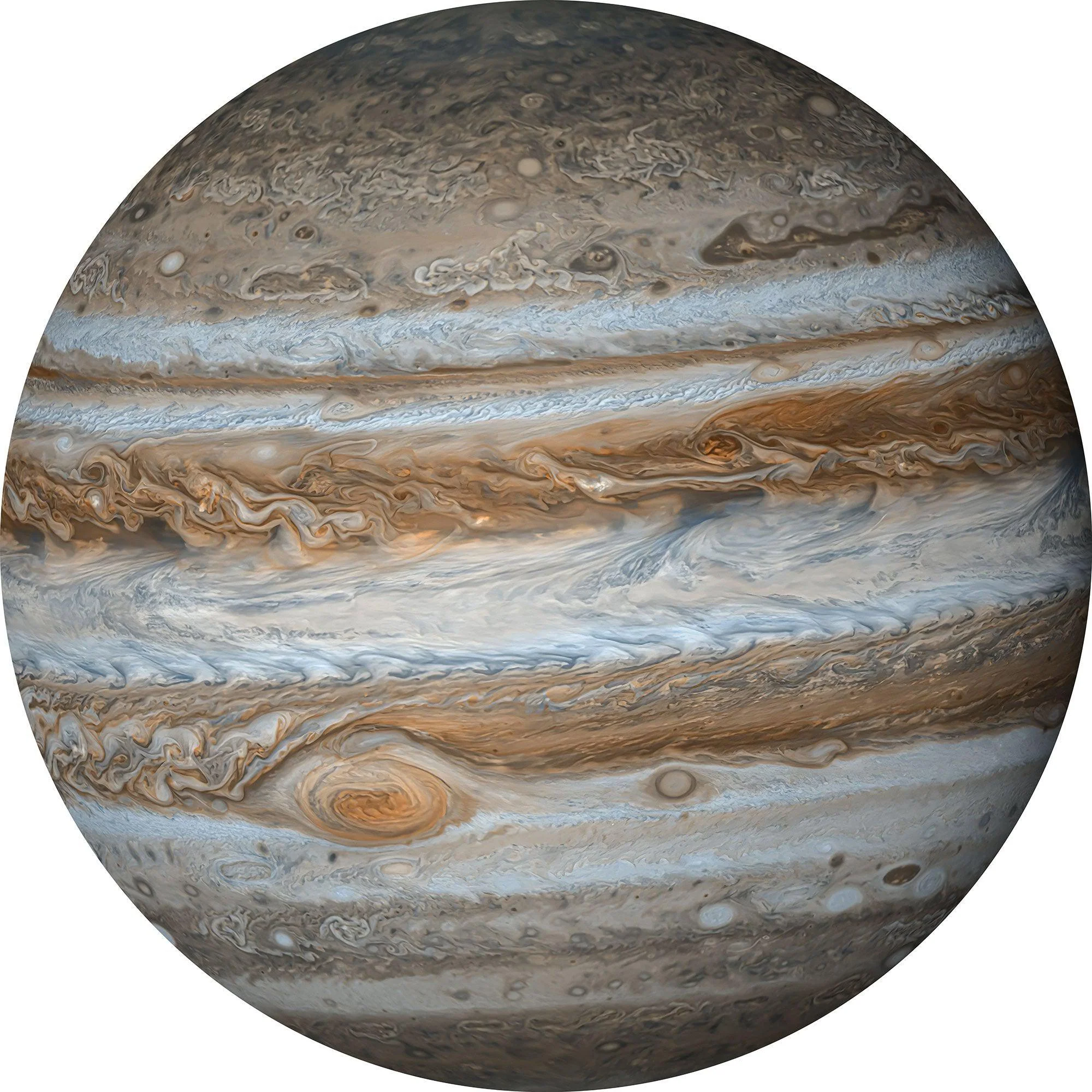 Planet Jupiter Circle Wallpaper (Self-Adhesive) - Image 3