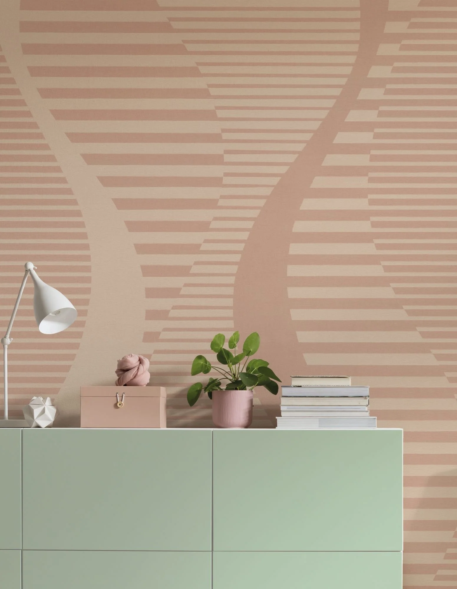 Pulse Pattern Mural Wallpaper