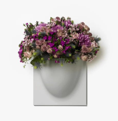 Dusty Pink VertiPlant Bio Wall Container - Image 2