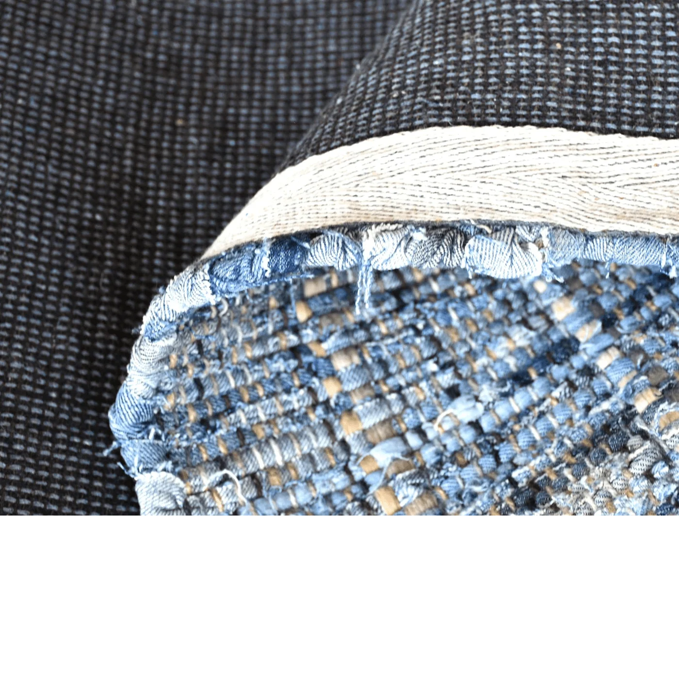 Harrier Recycled Fabric & Hemp Rug - Image 5
