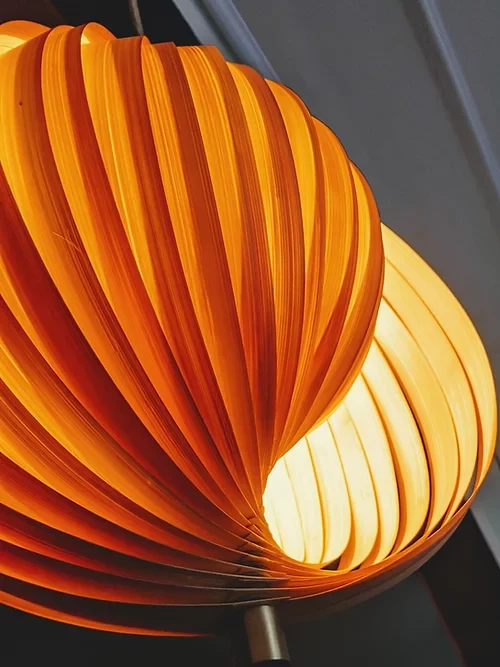 Sea Shell Bamboo Pendant Light - Image 3