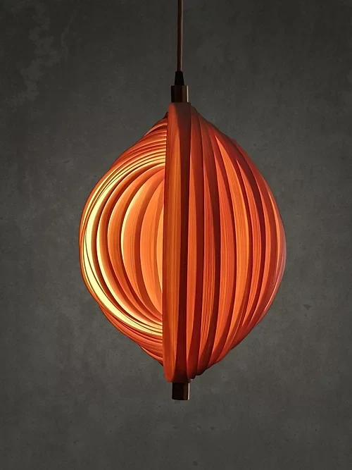 Sea Shell Bamboo Pendant Light - Image 4