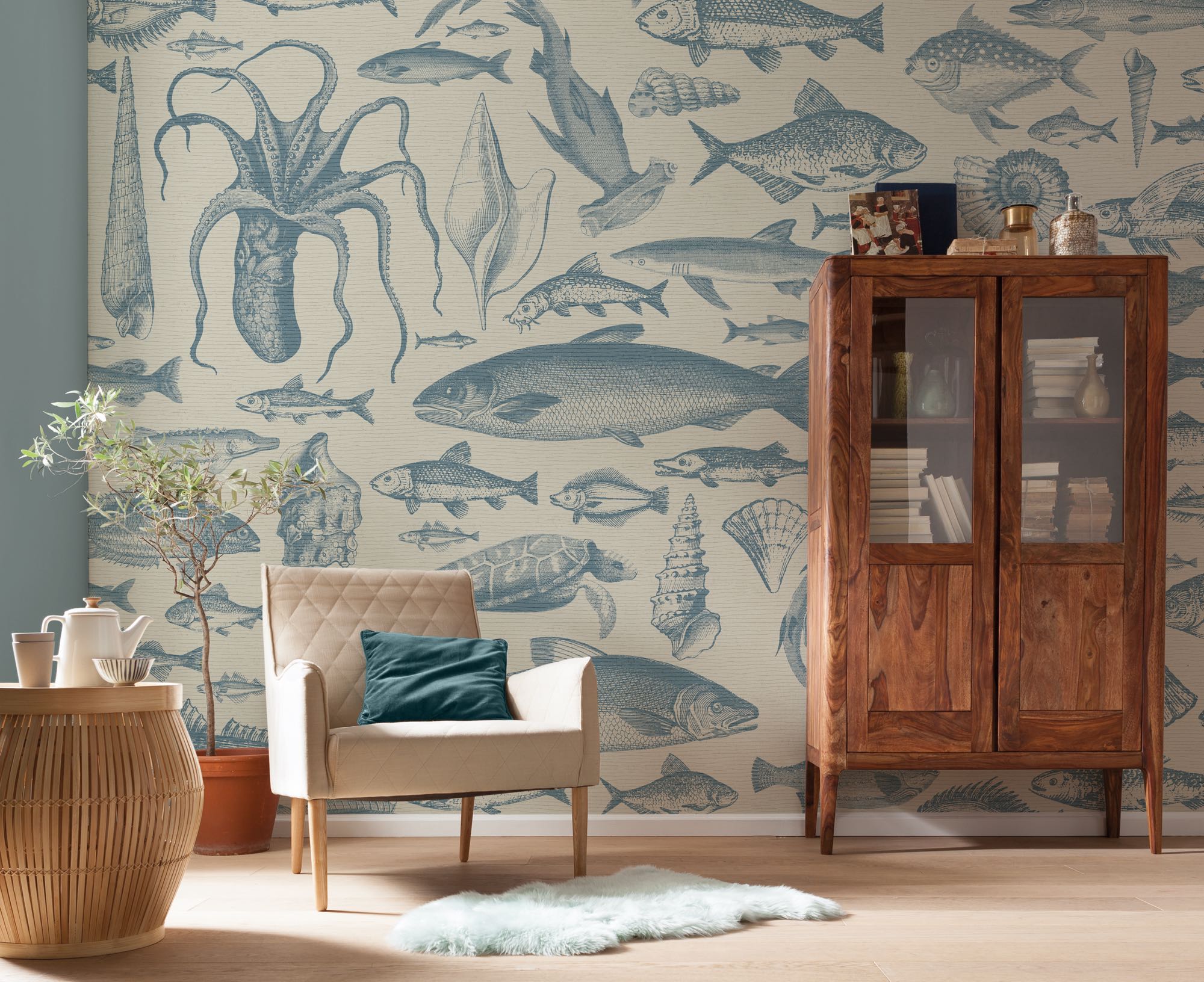 Sea Study Mural Wallpaper